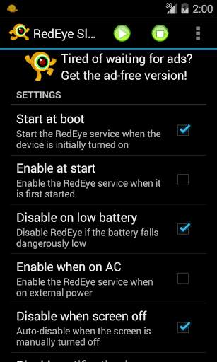 RedEye Stay Awake (free) 1 تصوير الشاشة