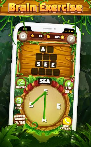Word Jungle: Word Games Puzzle скриншот 6