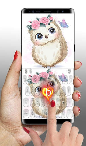 Cute Owl Love keyboard🦉 स्क्रीनशॉट 5
