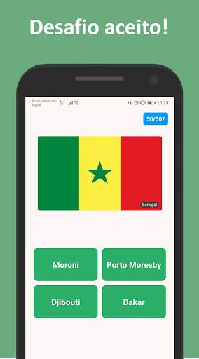 Bandeiras do mundo e Capitais screenshot 6