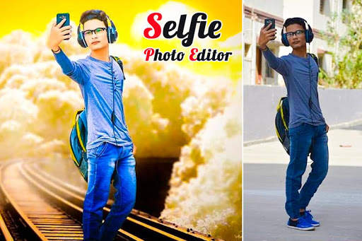 Selfie Photo Editor скриншот 4