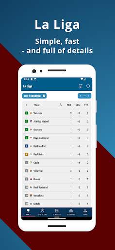 Spanish La Liga screenshot 1