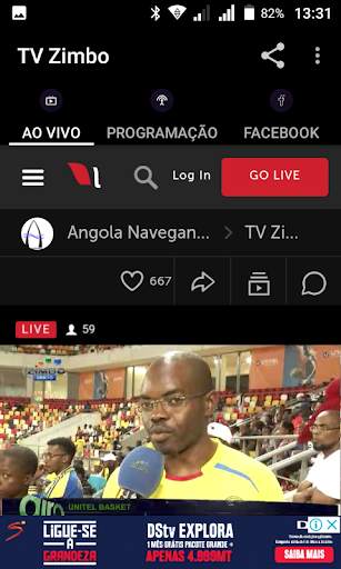 TV Zimbo Angola Online screenshot 2
