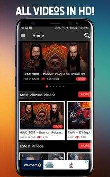 Watch WWE TV Pro स्क्रीनशॉट 1