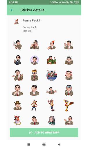 Funny Stickers for WA screenshot 7