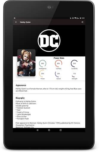 DC Characters 10 تصوير الشاشة