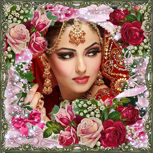 Rose Flower  Photo Frame 1.5