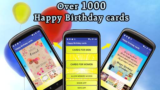 Happy Birthday cards app screenshot 2