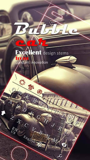 beat-up carr theme  vintage cars jalopy keyboard screenshot 3
