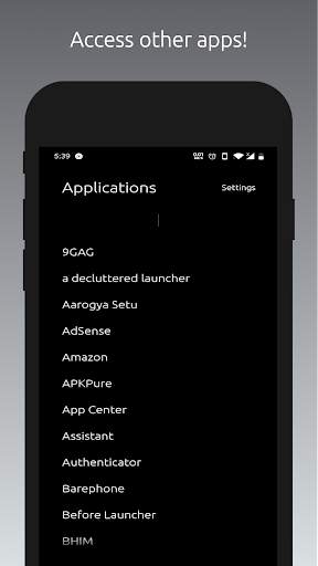 Aero - Minimalist Launcher screenshot 1