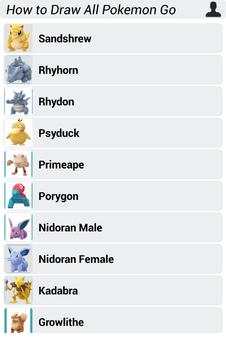 How to Draw All Pokemon Go screenshot 3