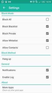 Calls Blocker - Blacklist screenshot 4