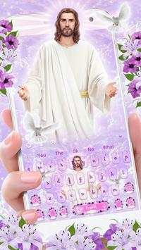 Holy Bible Verses Jesus Keyboard Theme screenshot 2