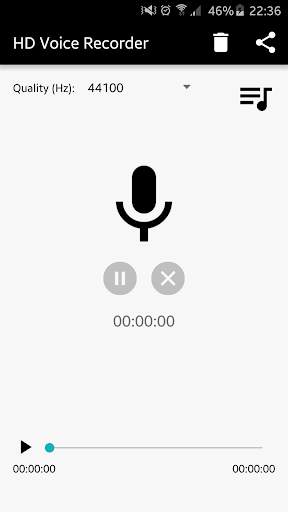 HD Voice Audio Recorder 1 تصوير الشاشة