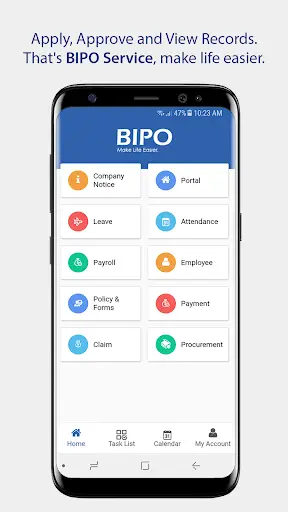 BIPO HRMS screenshot 1
