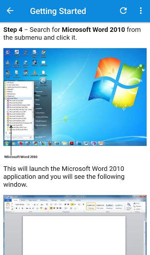 Learn Word 2010 screenshot 4