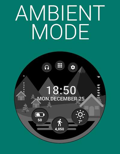 Christmas Watch Face Reborn (by HuskyDev) screenshot 4