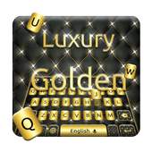 Luxury Gold Keyboard Theme 10001001