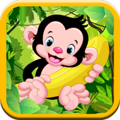 Monkey Game For Kids - FREE! أيقونة