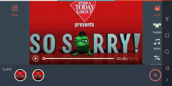 So Sorry! Video mekar app screenshot 7
