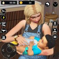 Mother Simulator 3D: Mom Games logo