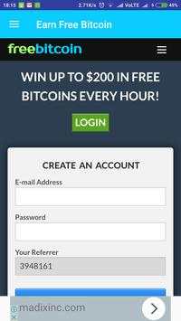 Earn Free Bitcoin स्क्रीनशॉट 1