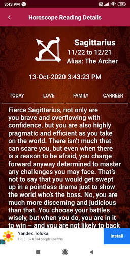 Daily Horoscope - All Zodiac Signs on Love, Career screenshot 5