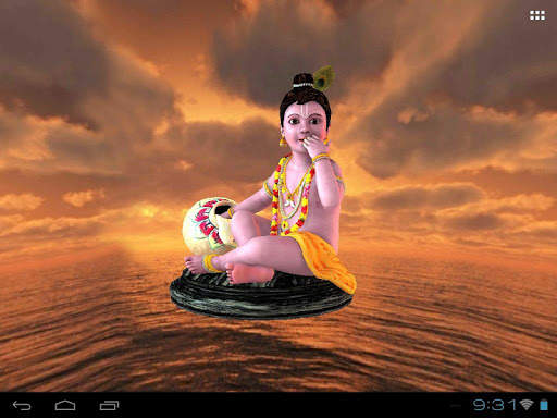 3D Little Krishna Live Wallpaper screenshot 23