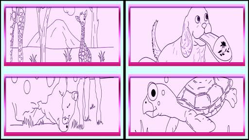 Baby Animals Coloring Game screenshot 7