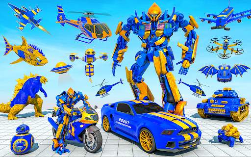 Multi Robot Car Transform Game screenshot 5