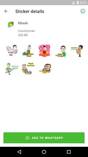 Kashmiri Funny Stickers - WAStickerApps स्क्रीनशॉट 6
