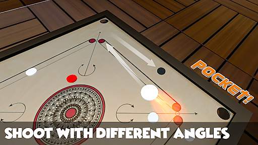 Classic Carrom Board Pro Game screenshot 1