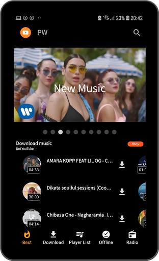 PW Free Music Downloader & Player screenshot 3