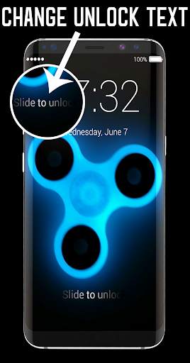 Fidget Spinners Lock Screen 3 تصوير الشاشة