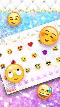 Glitter Colorful Zipper Keyboard Theme screenshot 3