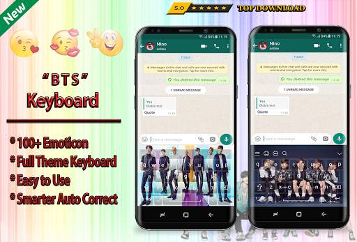 BTS Keyboard Theme KPOP 2019 स्क्रीनशॉट 3