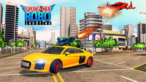 Flying Car Robot Games 3D screenshot 5