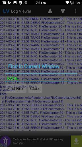 Log File Viewer Lite screenshot 3