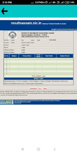 HSLC SEBA Result 2019 | Assam 10th Result 2019 screenshot 4