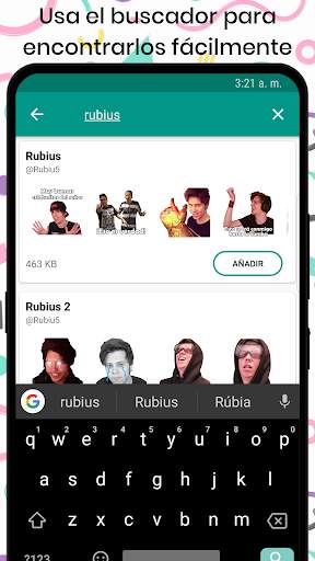 StickersTube - Stickers de Youtubers 📺 screenshot 7