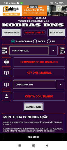 KOBRAS DNS VPN screenshot 2