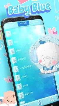 Baby Blue Dialer Theme screenshot 3