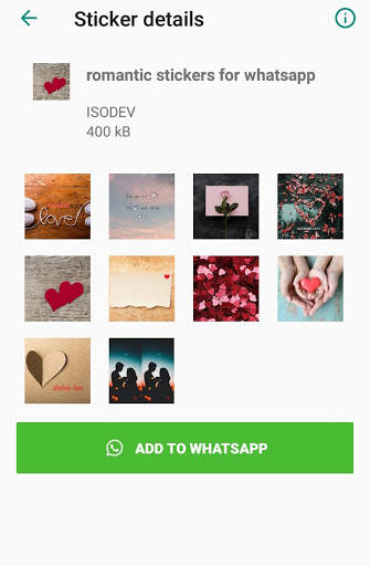 beautiful romantic stickers for whatsapp screenshot 5