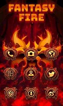 Fantasy Fire V Launcher Theme screenshot 1