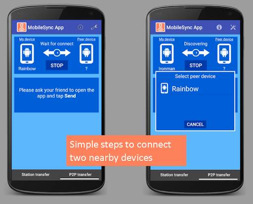 MobileSync - WiFi File Transfer/ P2P/ Notification screenshot 8