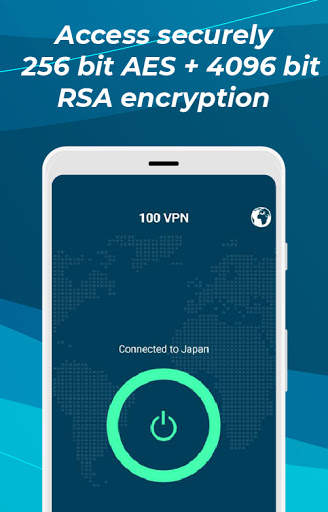 100VPN - Free VPN, Fast & Secure for Android 2020 screenshot 3