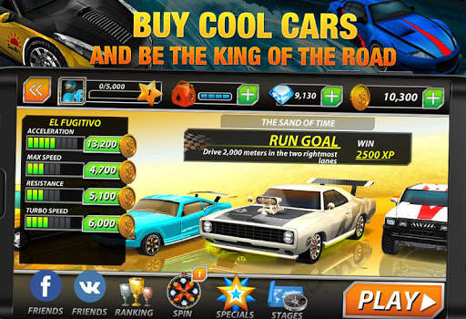 Highway rider: fast racing screenshot 1