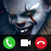 New Clown Call Me! Creepy Fake Video Call icon