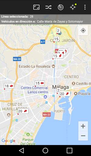 BusLive Malaga screenshot 8