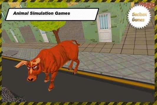 Angry Attack Bull Game 3D screenshot 5
